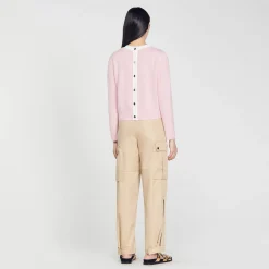 Sandro Paris Suéteres E Cardigans-Sueter De Malha Fina