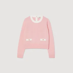 Sandro Paris Suéteres E Cardigans-Sueter De Malha Fina