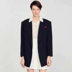 Sandro Paris Suéteres E Cardigans-Sueter Polo Curto De Malha