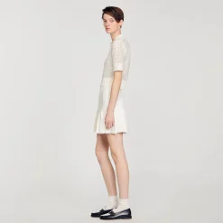 Sandro Paris Suéteres E Cardigans-Sueter Polo Curto De Malha