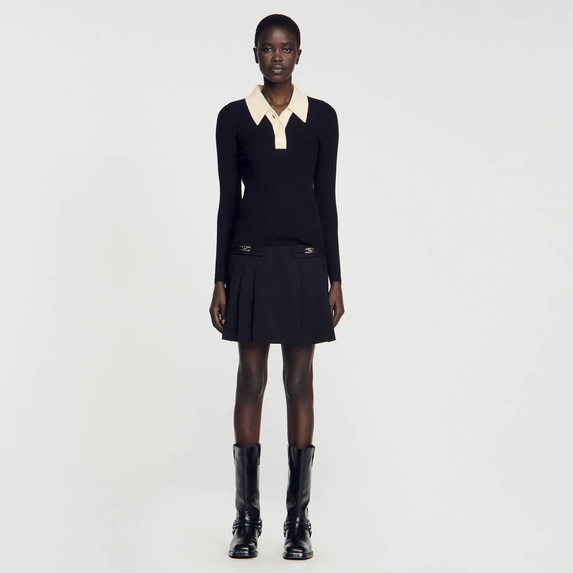 Sandro Paris Suéteres E Cardigans-Sueter Polo Tricotado