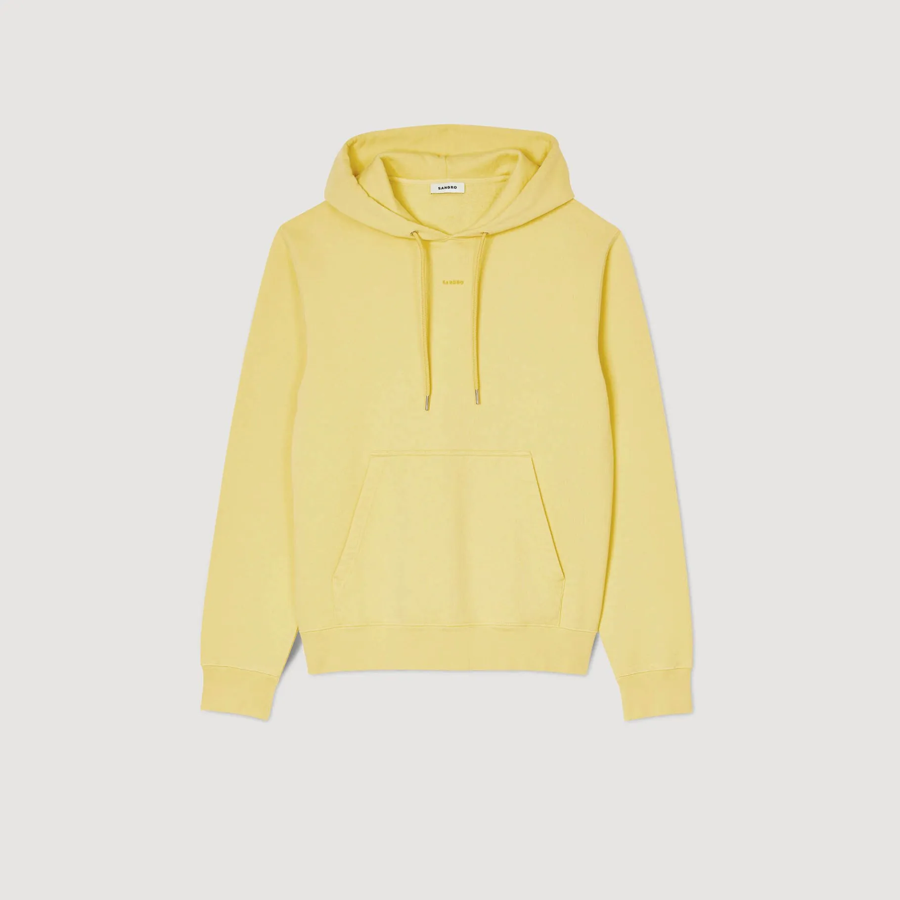 Sandro Paris Moletons E Jogging-Sweatshirt Masculina De Algodao Organico Bordado