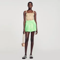 Sandro Paris Suéteres E Cardigans-Top Com Strass