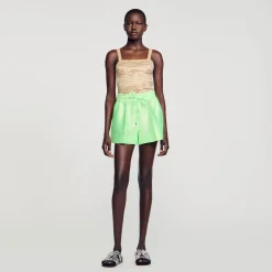 Sandro Paris Suéteres E Cardigans-Top Com Strass