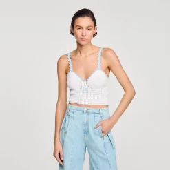 Sandro Paris Suéteres E Cardigans-Top De Croche