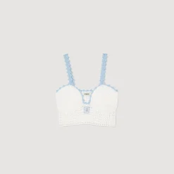 Sandro Paris Suéteres E Cardigans-Top De Croche