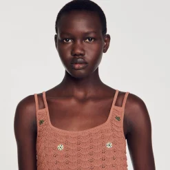 Sandro Paris Conjuntos-Top De Malha Em Pedacos