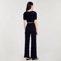 Sandro Paris Conjuntos-Top De Malha Recortada