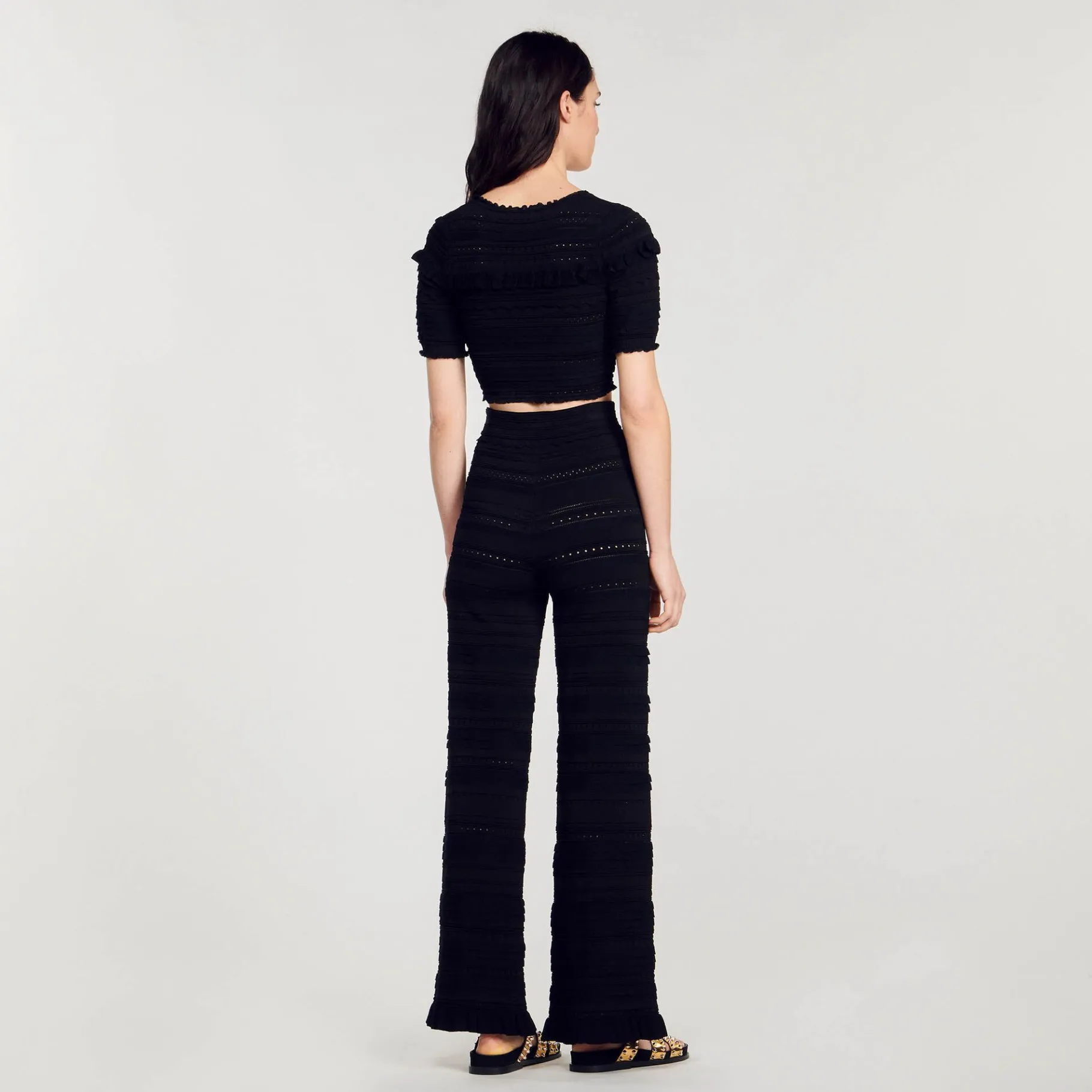 Sandro Paris Conjuntos-Top De Malha Recortada