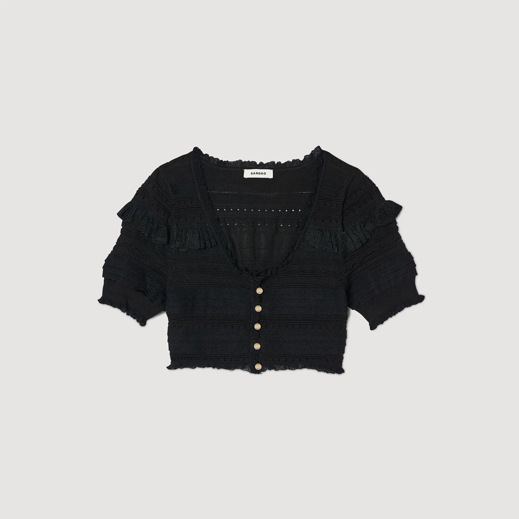 Sandro Paris Conjuntos-Top De Malha Recortada