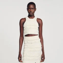 Sandro Paris Conjuntos-Top De Malha Recortada