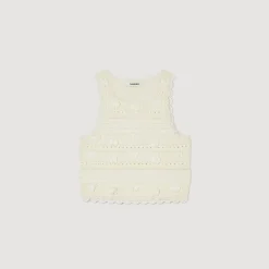 Sandro Paris Conjuntos-Top De Malha Recortada