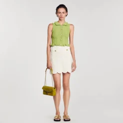 Sandro Paris Conjuntos-Top De Malha Sem Mangas