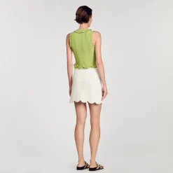 Sandro Paris Conjuntos-Top De Malha Sem Mangas