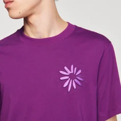 Sandro Paris Camisetas E Pólos-T-Shirt De Algodao Com Flor