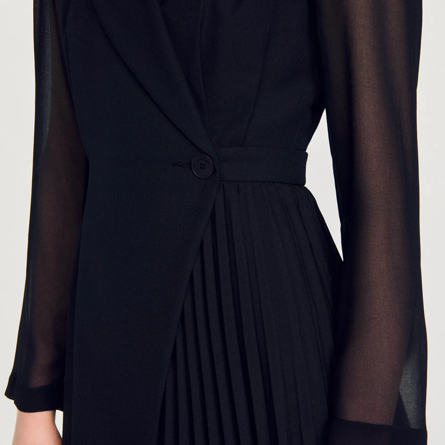 Sandro Paris Outros Acessórios-Vestido Cruzado