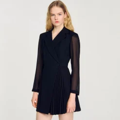 Sandro Paris Outros Acessórios-Vestido Cruzado