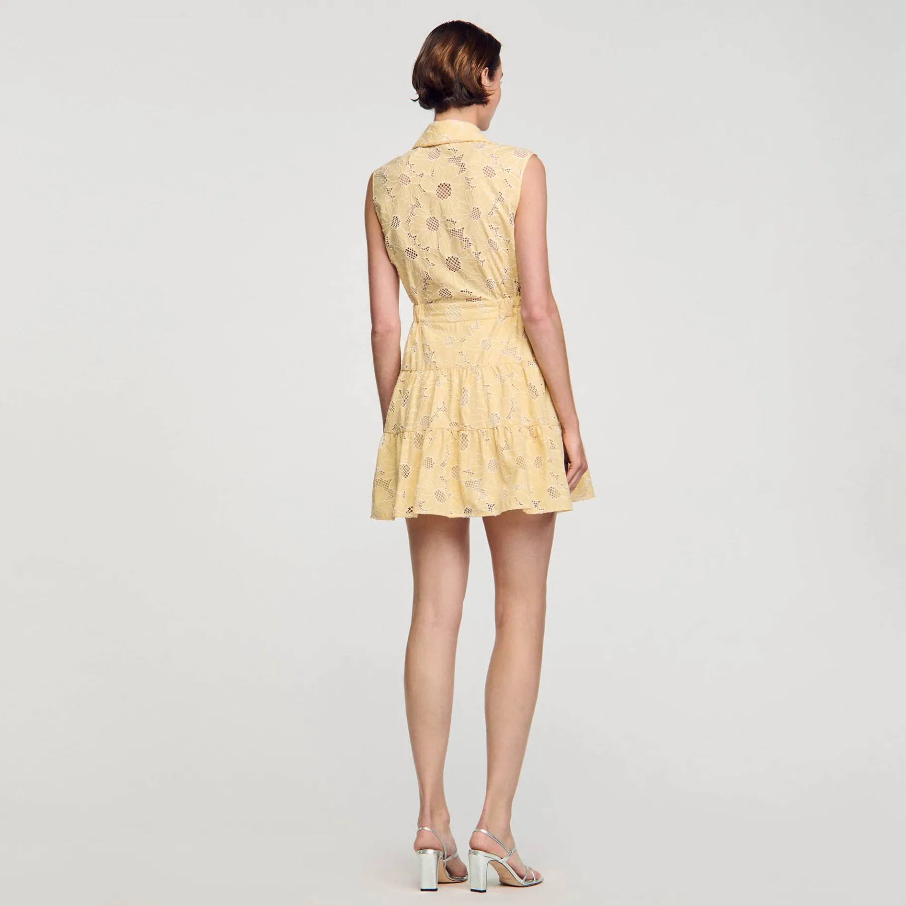 Sandro Paris Vestidos-Vestido Curto Bordado