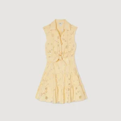 Sandro Paris Vestidos-Vestido Curto Bordado