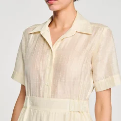 Sandro Paris Vestidos-Vestido Curto Com Babados