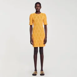Sandro Paris Vestidos-Vestido Curto De Malha