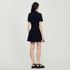 Sandro Paris Vestidos-Vestido Curto De Tweed