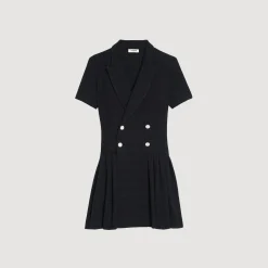 Sandro Paris Vestidos-Vestido Curto De Tweed