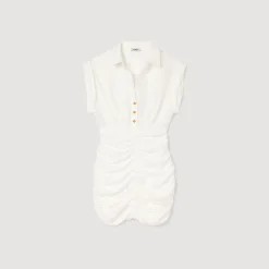 Sandro Paris Vestidos-Vestido Curto Drapeado