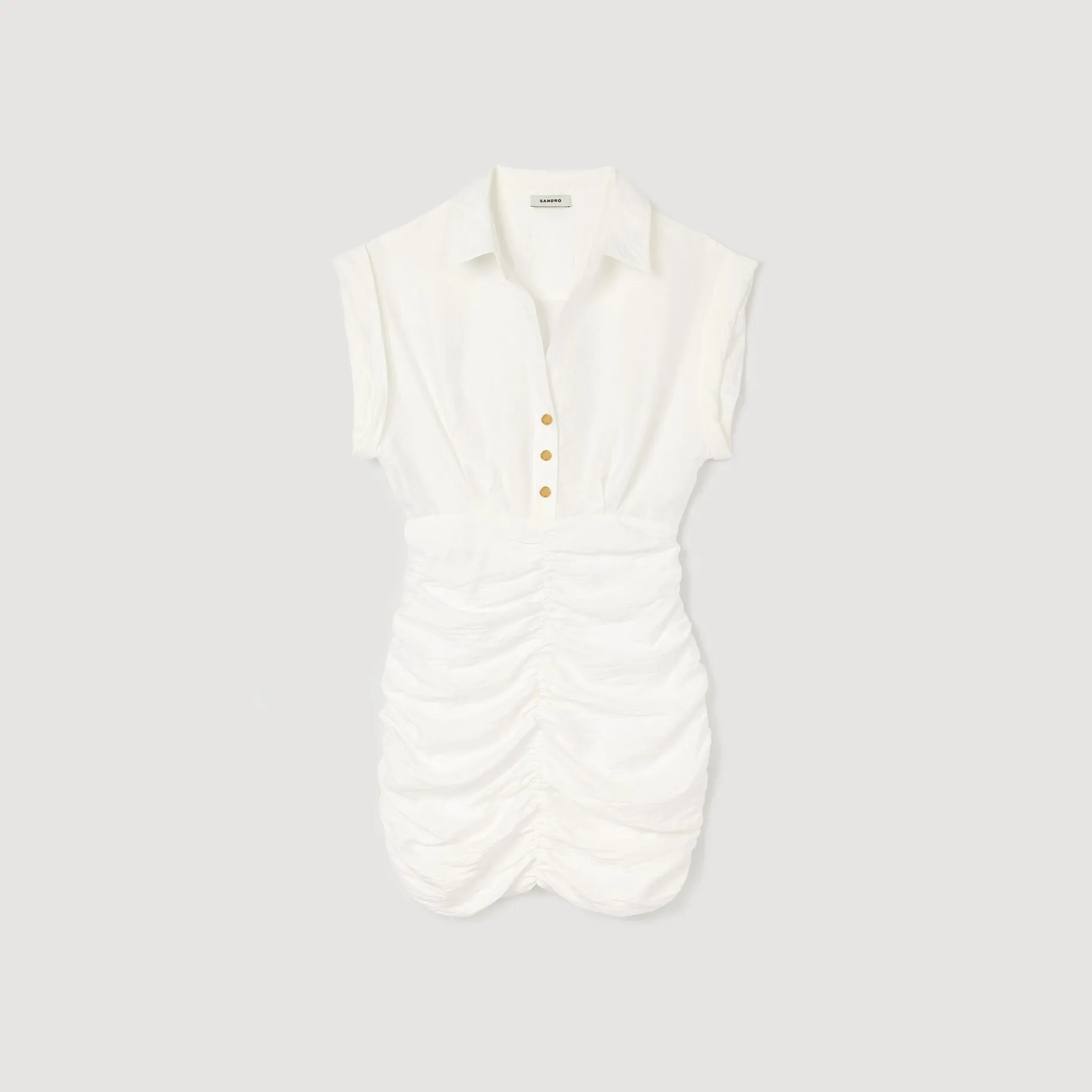 Sandro Paris Vestidos-Vestido Curto Drapeado