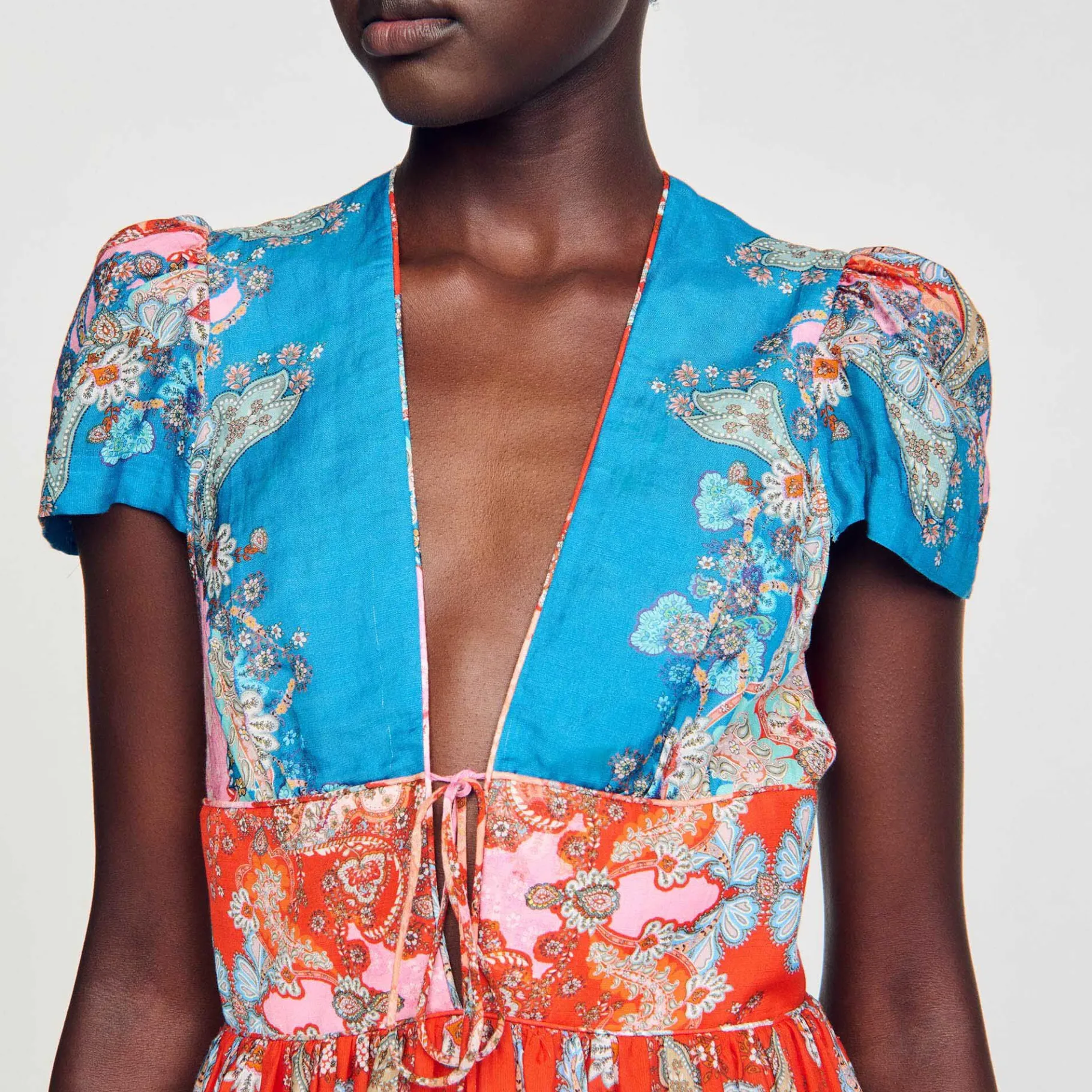 Sandro Paris Vestidos-Vestido Curto Estampado