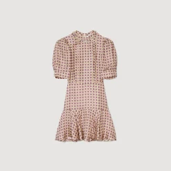 Sandro Paris Vestidos-Vestido Curto Estampado