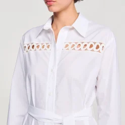 Sandro Paris Vestidos-Vestido De Camisa Longa