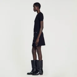 Sandro Paris Vestidos-Vestido De Malha