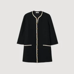 Sandro Paris Vestidos-Vestido De Tweed