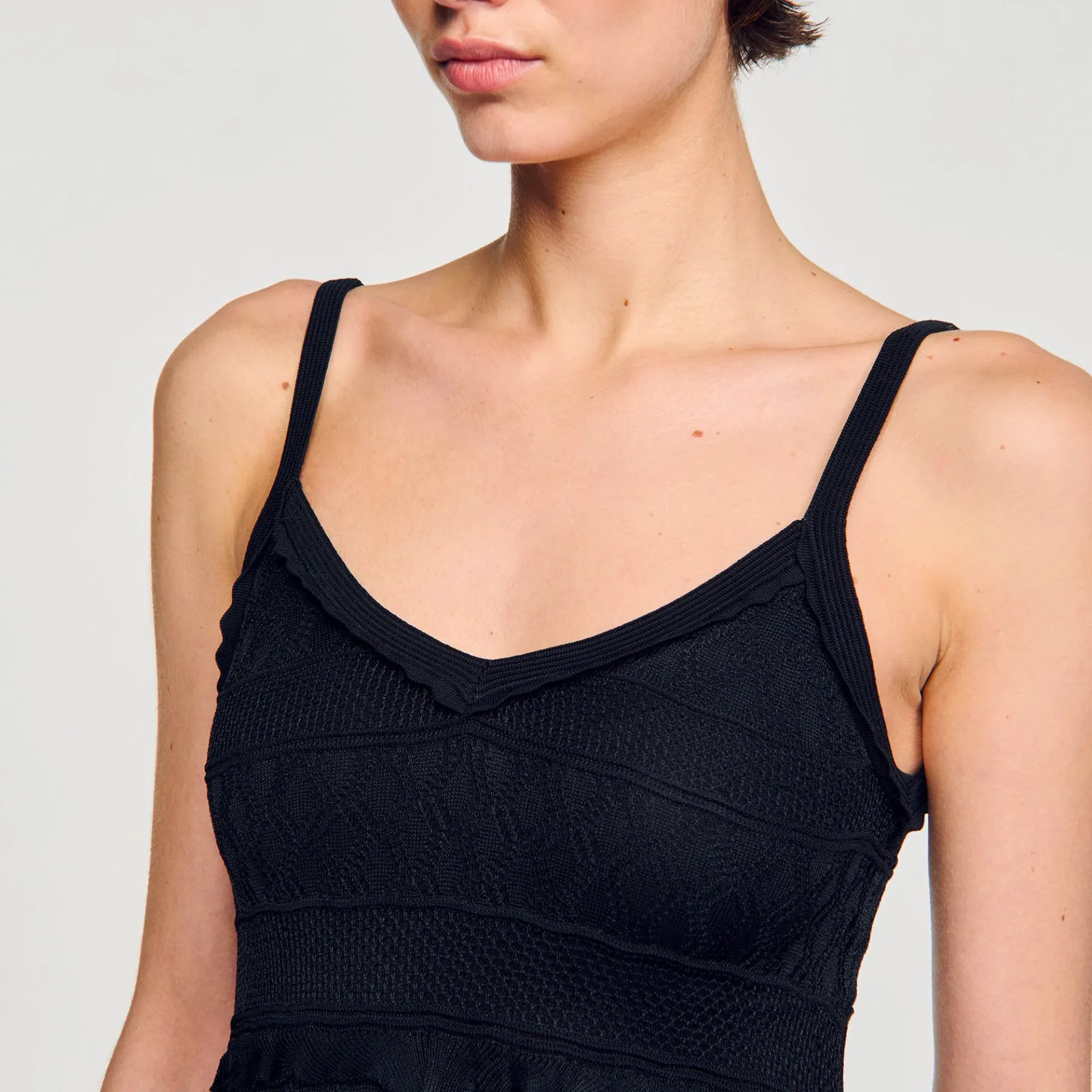 Sandro Paris Vestidos-Vestido Longo De Malha