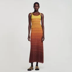 Sandro Paris Vestidos-Vestido Longo De Malha