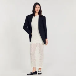 Sandro Paris Vestidos-Vestido Longo De Malha