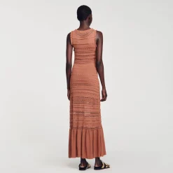 Sandro Paris Vestidos-Vestido Longo De Malha
