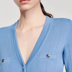 Sandro Paris Vestidos-Vestido Longo De Malha