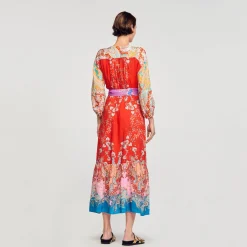 Sandro Paris Vestidos-Vestido Longo Envolvente