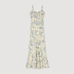 Sandro Paris Vestidos-Vestido Longo Estampado