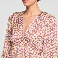 Sandro Paris Vestidos-Vestido Longo Estampado