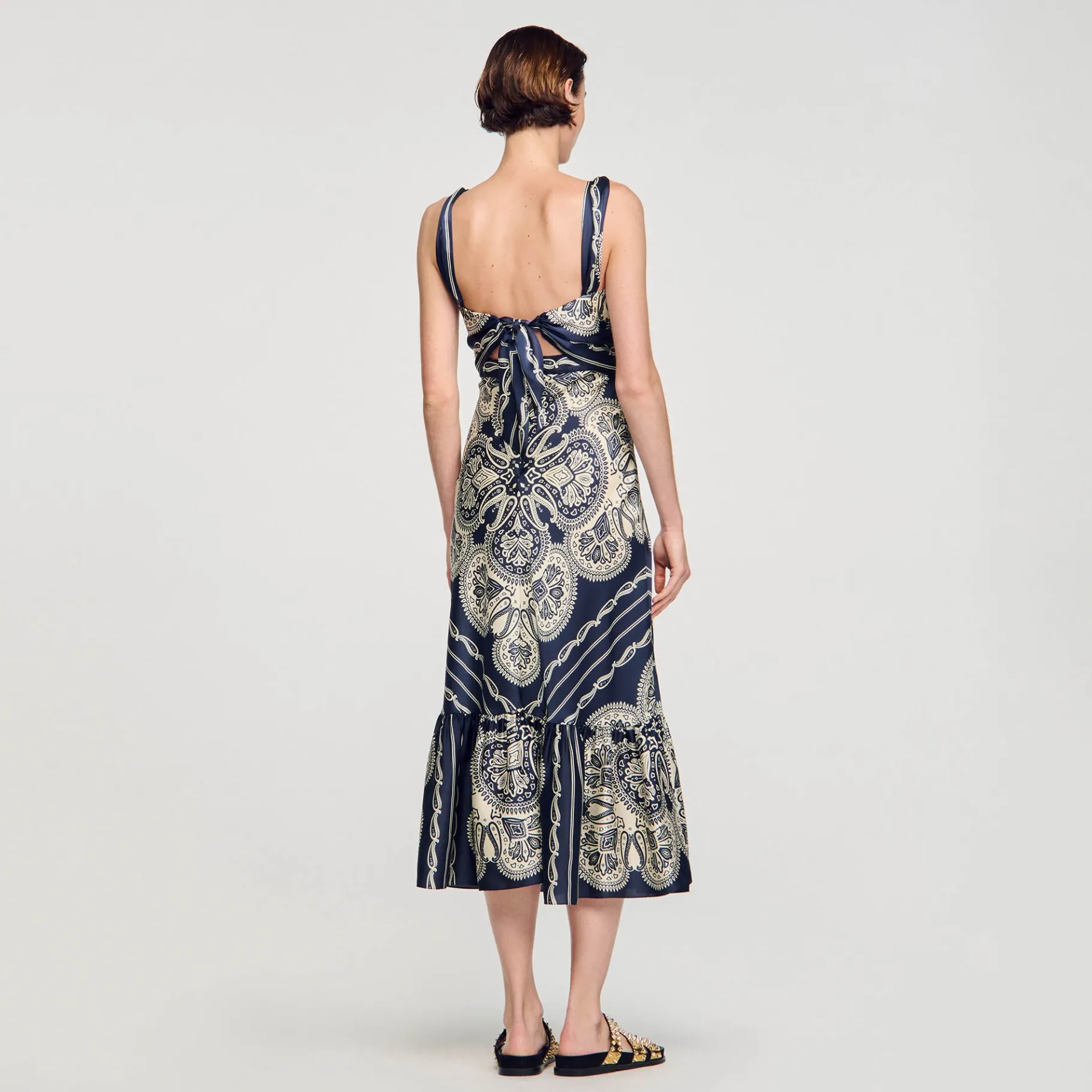 Sandro Paris Vestidos-Vestido Longo Estampado