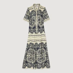 Sandro Paris Vestidos-Vestido Longo Estampado