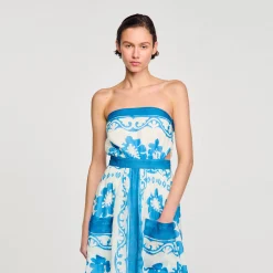 Sandro Paris Vestidos-Vestido Sem Alcas